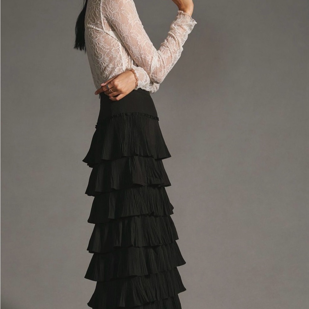 Mare Mare x Anthropologie Tiered Maxi Skirt